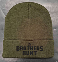 The Brothers Hunt Embroidered Beanie - Army Green