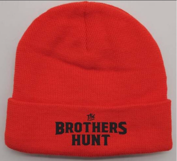 The Brothers Hunt Embroidered Beanie - Orange